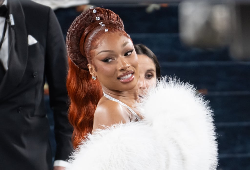 Megan Thee Stallion was regal in hair jewels at last year’s Met Gala in New York. Photo: GC Images Megan Thee Stallion was regal in hair jewels at last year’s Met Gala in New York. Photo: GC Images