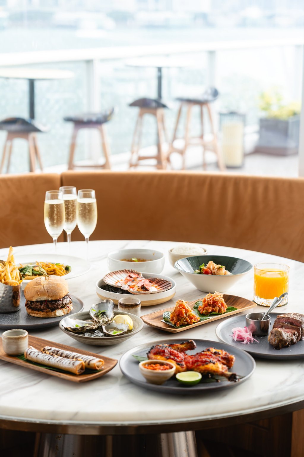 Weekend brunch at The Orient. Photo: courtesy The Orient Weekend brunch at The Orient. Photo: courtesy The Orient