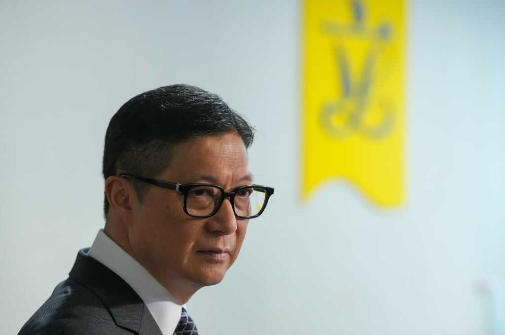Secretary for Security Chris Tang says the policy will slash overall customs clearance times from 30 minutes to just five minutes. Photo: Sam Tsang Secretary for Security Chris Tang says the policy will slash overall customs clearance times from 30 minutes to just five minutes. Photo: Sam Tsang