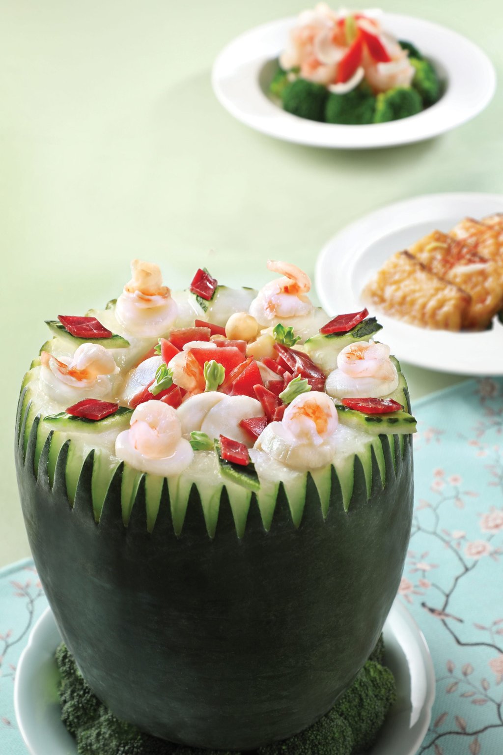 Winter melon soup at Tsui Hang Village. Photo: courtesy Tsui Hang Village Winter melon soup at Tsui Hang Village. Photo: courtesy Tsui Hang Village