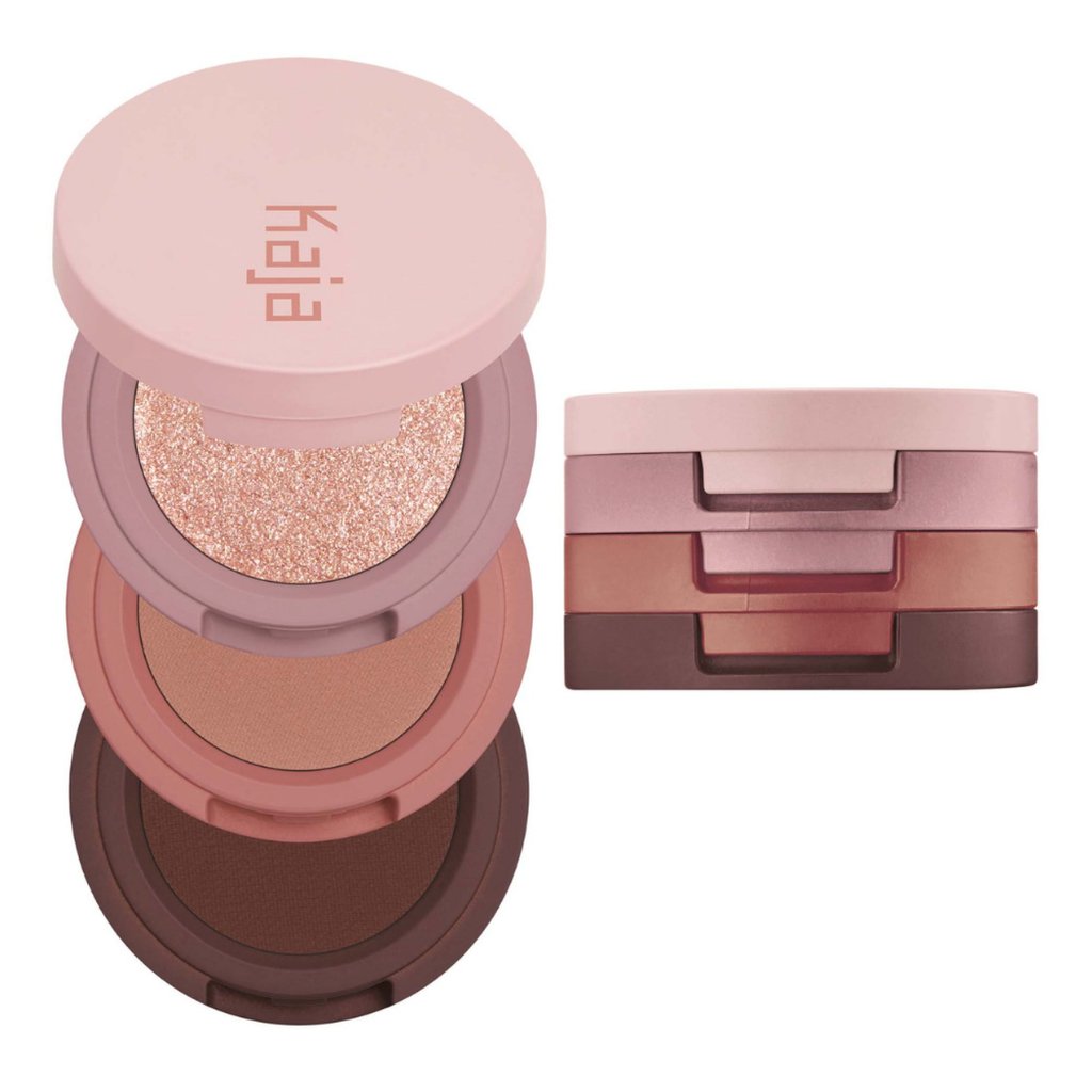 Kaja Beauty Bento Bouncy Shimmer Eyeshadow Trio in Chocolate Dahlia. Photo: Handout Kaja Beauty Bento Bouncy Shimmer Eyeshadow Trio in Chocolate Dahlia. Photo: Handout