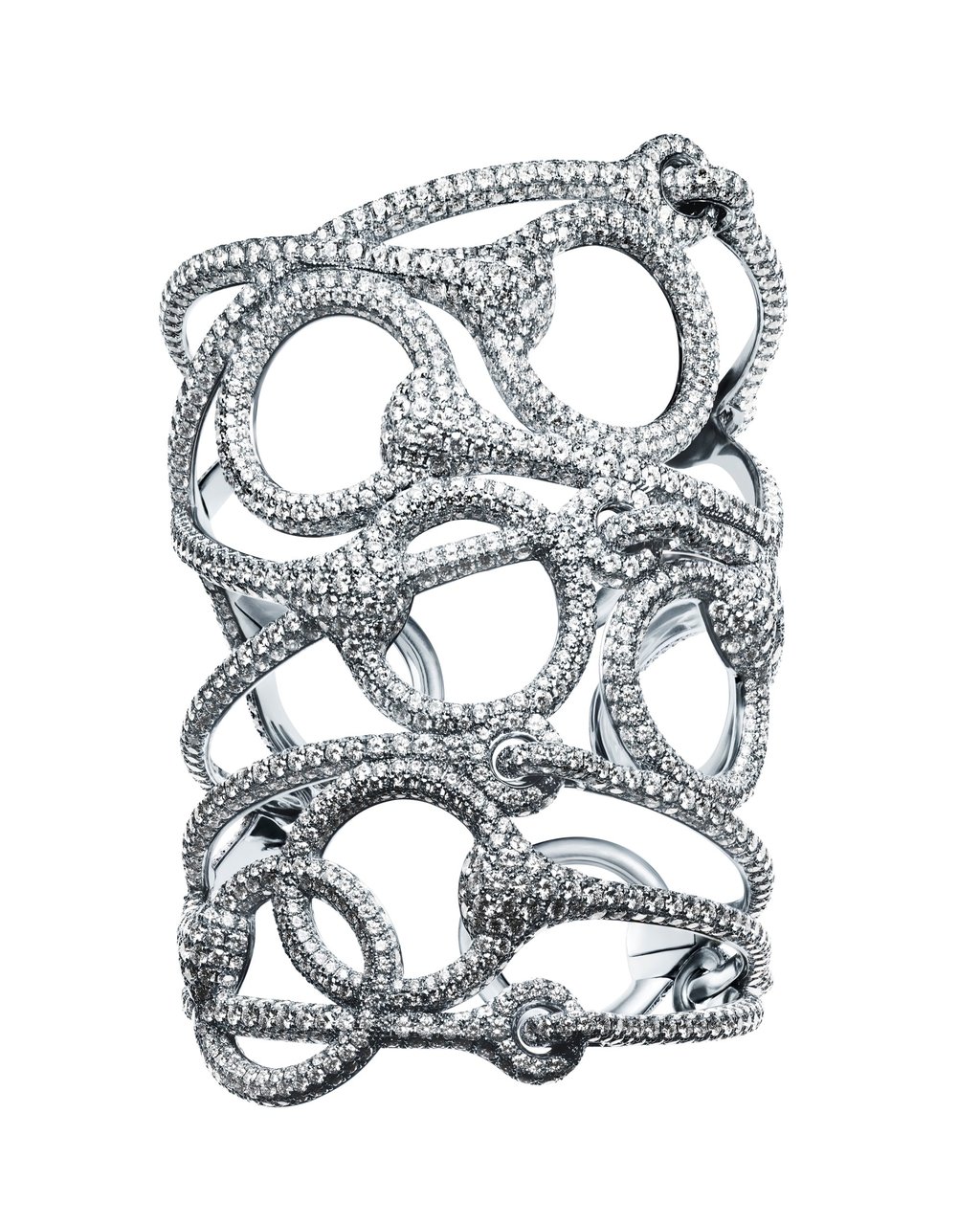 The Étreintes cuff bracelet reimagines the horse bit. Photo: Handout The Étreintes cuff bracelet reimagines the horse bit. Photo: Handout