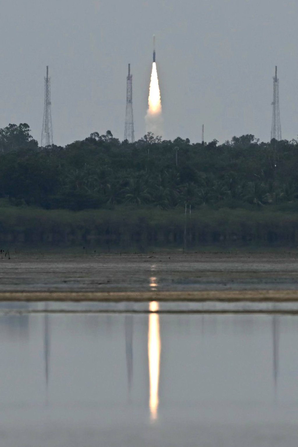 India’s Skyroot Aerospace orbital rocket Vikram-1 blasts off from the Satish Dhawan Space Centre in Andhra Pradesh’s Sriharikota on Saturday. Photo: AFP India’s Skyroot Aerospace orbital rocket Vikram-1 blasts off from the Satish Dhawan Space Centre in Andhra Pradesh’s Sriharikota on Saturday. Photo: AFP