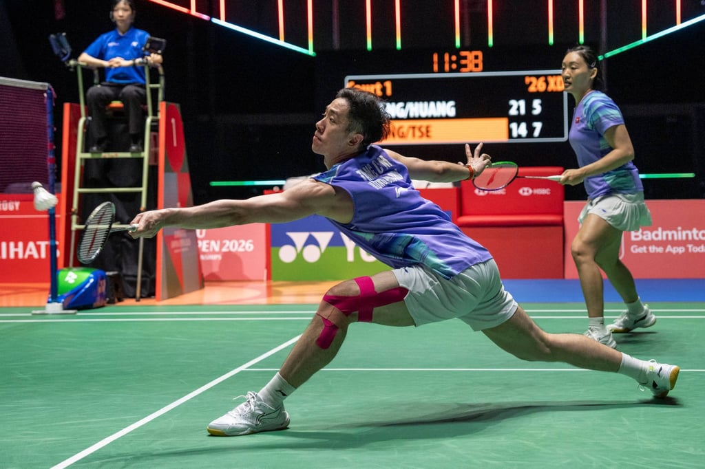 Hong Kong’s Tang Chun-man (left) and Tse Ying-suet proved difficult opponents. Photo: AFP Hong Kong’s Tang Chun-man (left) and Tse Ying-suet proved difficult opponents. Photo: AFP