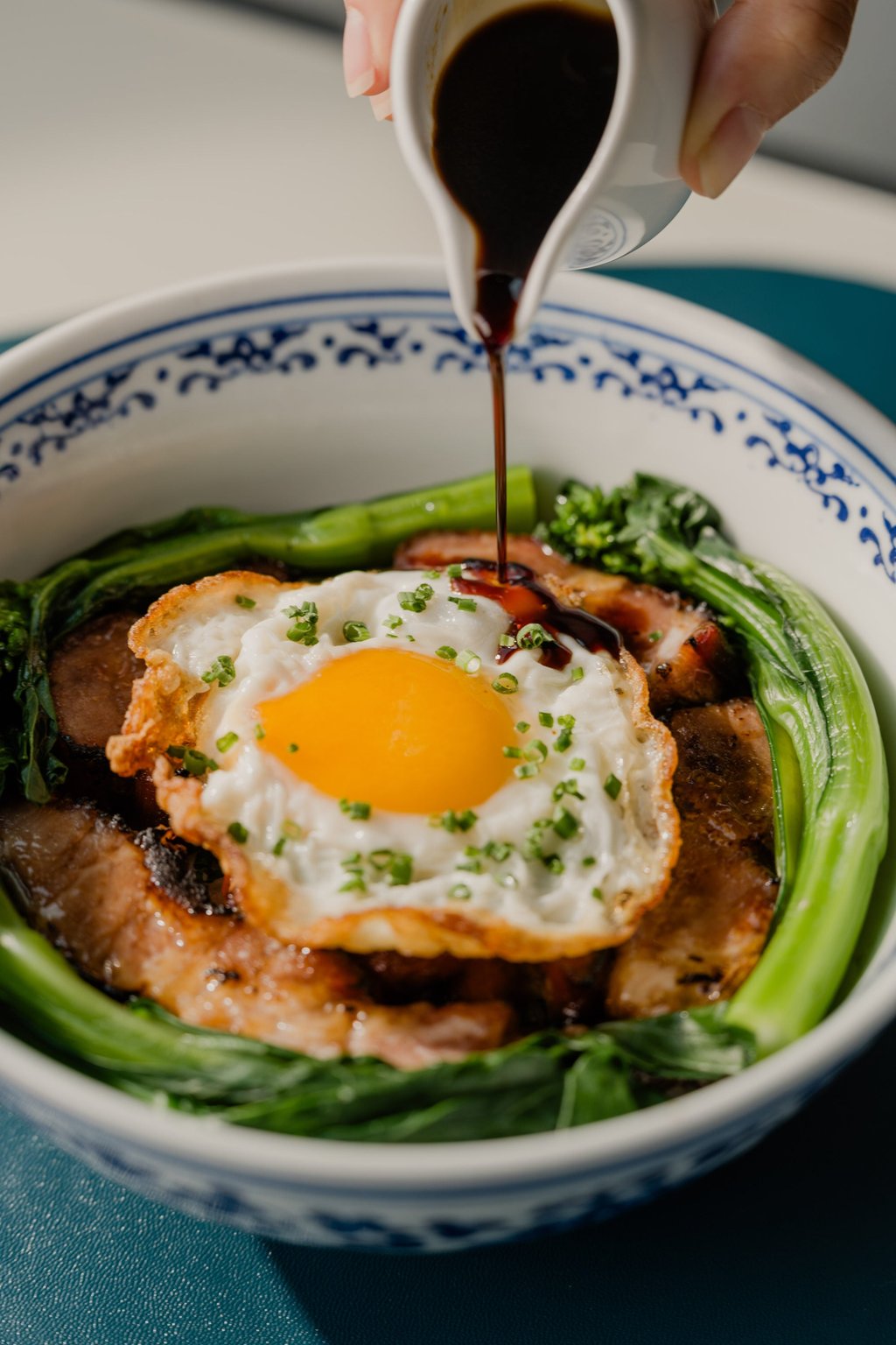 Char siu egg rice at Regent Hong Kong. Photo: Handout Char siu egg rice at Regent Hong Kong. Photo: Handout