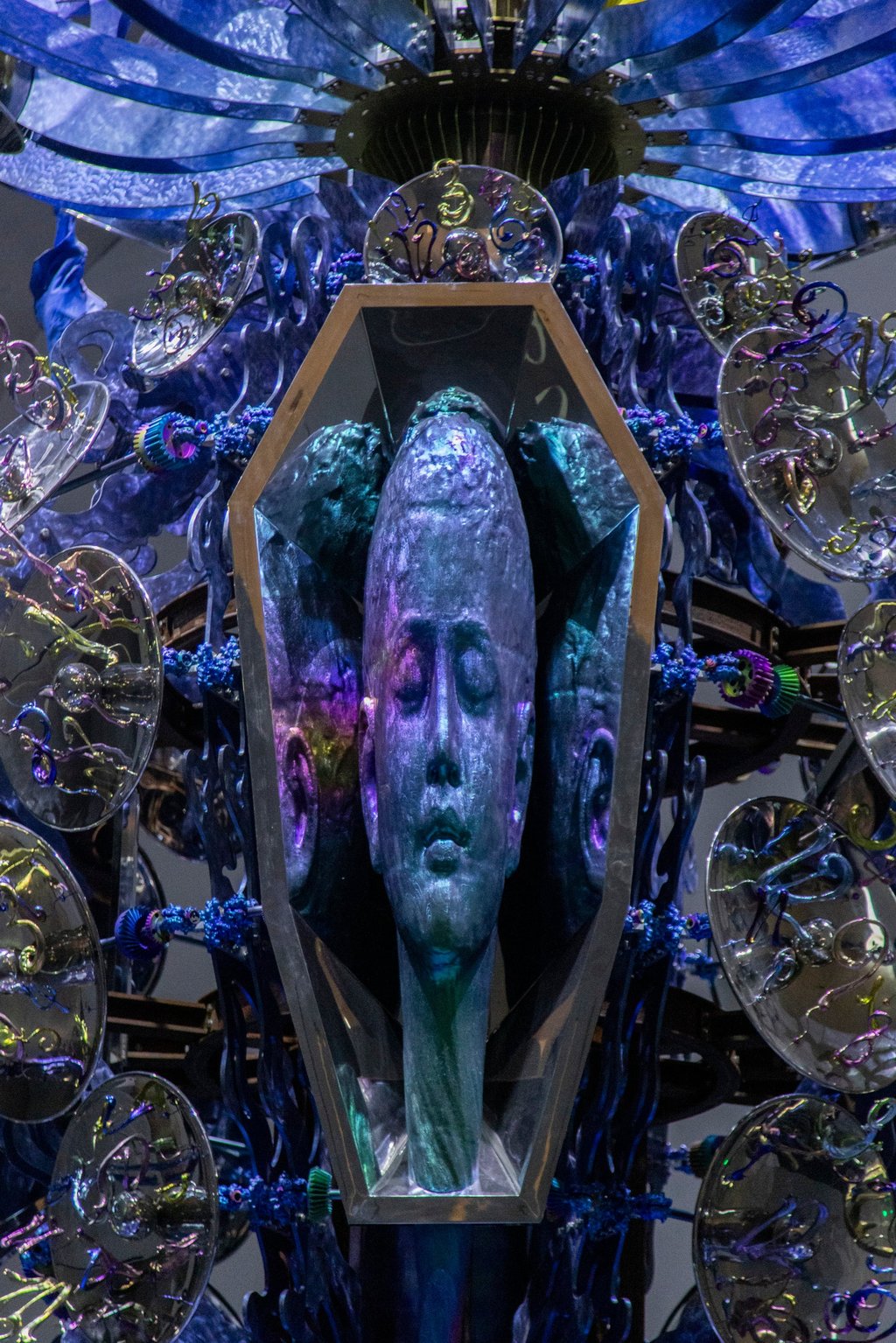 Wallace Chan’s Rebirth sculpture, on display at the Long Museum in Shanghai. Photo: Handout Wallace Chan’s Rebirth sculpture, on display at the Long Museum in Shanghai. Photo: Handout