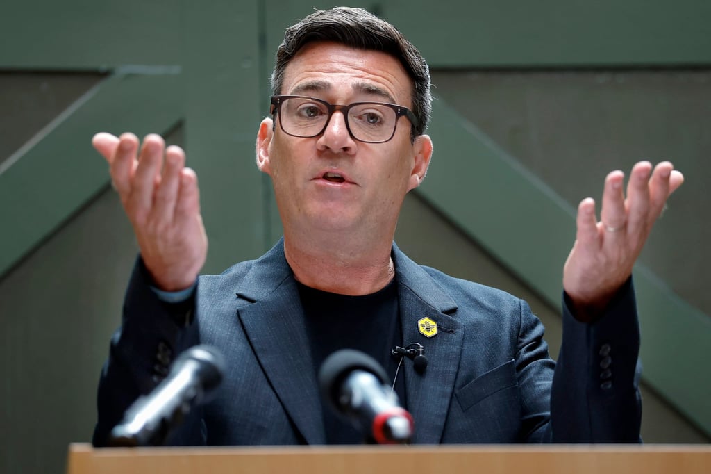 Andy Burnham in Manchester, England on June 3. Burnham will become Britain’s prime minister on Monday. Photo: Getty Images / TNS
