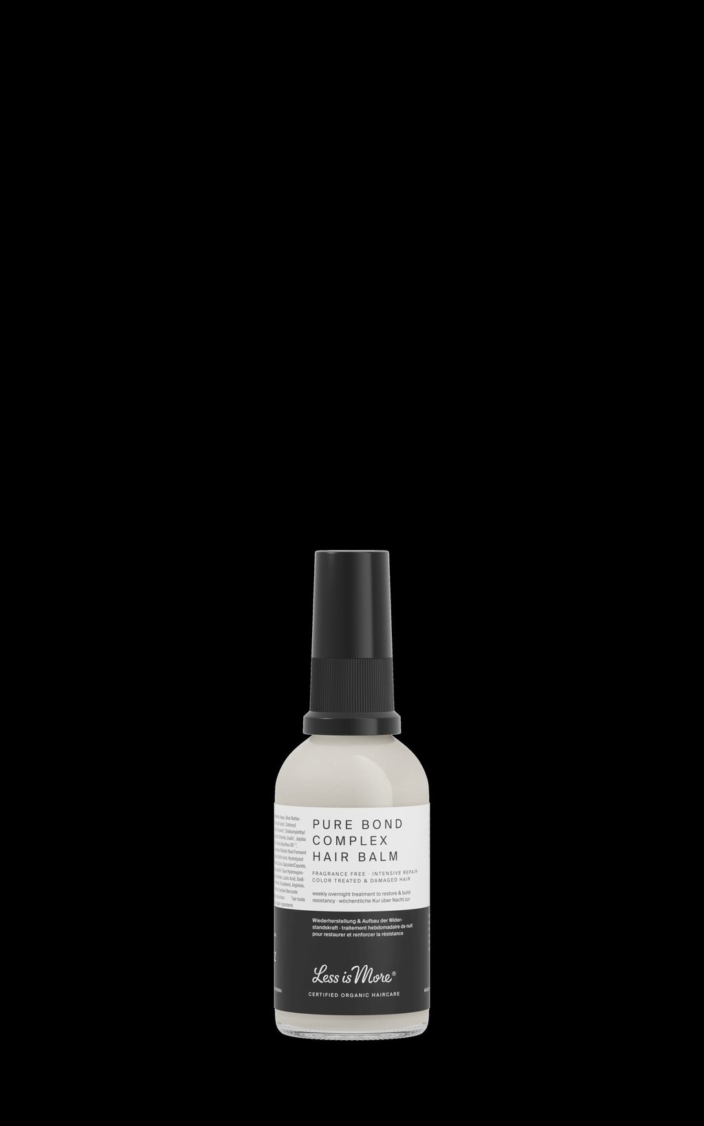 Less is More’s Pure Bond Complex Hair Balm. Photo: Handout