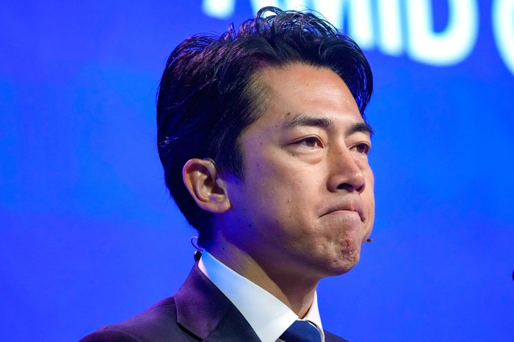 Defence Minister Shinjiro Koizumi said the two navies had held drills within Japan’s EEZ. Photo: AP Defence Minister Shinjiro Koizumi said the two navies had held drills within Japan’s EEZ. Photo: AP