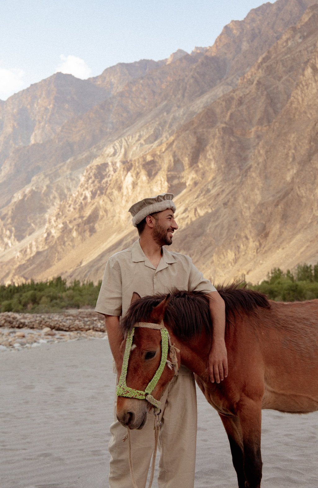 Rashidullah Khan, owner of boutique Turtuk hotel Virsa Baltistan, started his own polo team, The Virsa Polo Club. Photo: Gaby Conn