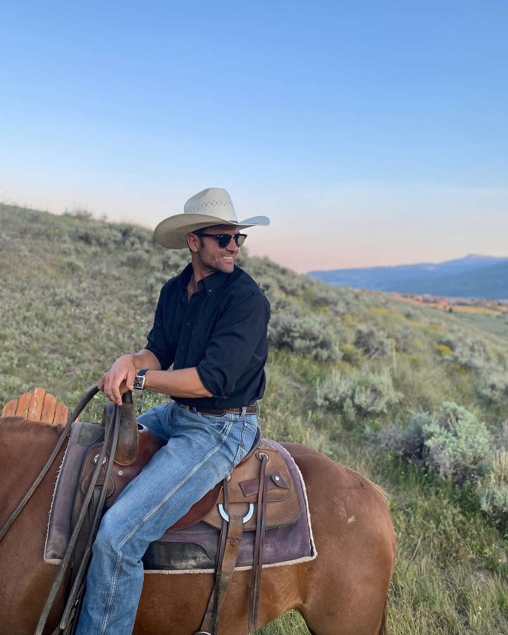 Nathan Lacy at a country club in Crested Butte, Colorado, in 2020. Photo: @thelacyranch/Instagram