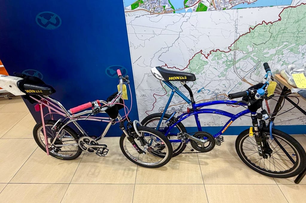 Police display bicycles seized after the arrest. Photo: Handout Police display bicycles seized after the arrest. Photo: Handout