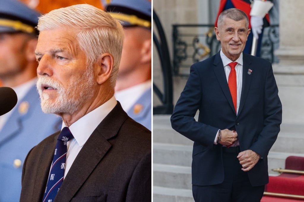 Czech president Petr Pavel (left) and prime minister Andrej Babis. Photo: EPA Czech president Petr Pavel (left) and prime minister Andrej Babis. Photo: EPA