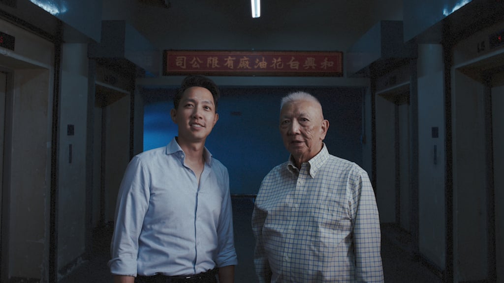Gavin Gan (left), executive director of Hoe Hin Pak Fah Yeow – a member of the fourth generation of the Gan family – with his father, Sean, the CEO, who is a third-generation family member. Photo: SCMP Gavin Gan (left), executive director of Hoe Hin Pak Fah Yeow – a member of the fourth generation of the Gan family – with his father, Sean, the CEO, who is a third-generation family member. Photo: SCMP