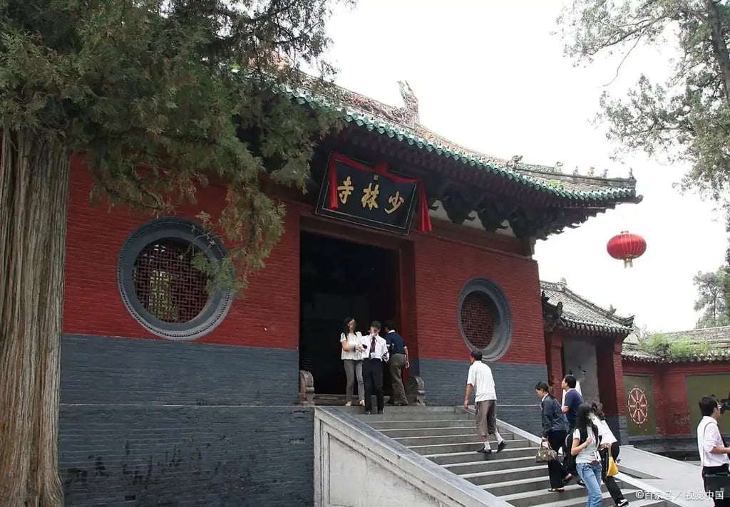 The original Shaolin Temple is located at the foot of Mount Song in China’s Henan province. Photo: Baidu