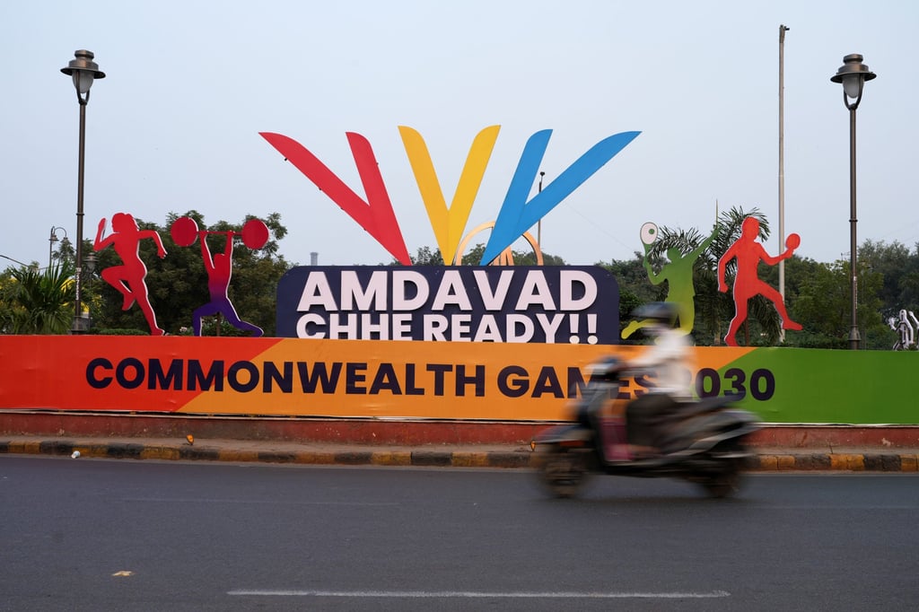 Ahmedabad has already been named as the host city for the Commonwealth Games 2030. Photo: AP Ahmedabad has already been named as the host city for the Commonwealth Games 2030. Photo: AP