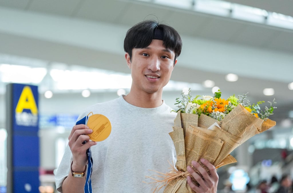 Ryan Choi on his return to Hong Kong after winning the world title in Georgia last year. Photo: Eugene Lee Ryan Choi on his return to Hong Kong after winning the world title in Georgia last year. Photo: Eugene Lee