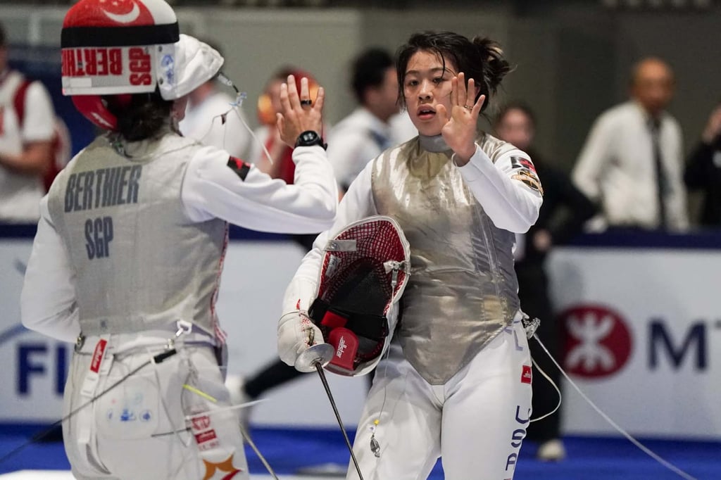 Jaelyn Liu (right) won the World Cup in Hong Kong in January 2025. Photo: Mike Chan Jaelyn Liu (right) won the World Cup in Hong Kong in January 2025. Photo: Mike Chan