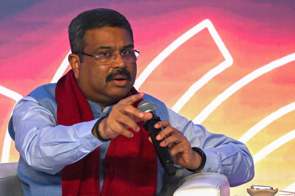 India’s Education Minister Dharmendra Pradhan in New Delhi in 2023. Pradhan quit on Saturday after countrywide protests demanding he resign to take responsibility for examination paper leaks. Photo: AFP India’s Education Minister Dharmendra Pradhan in New Delhi in 2023. Pradhan quit on Saturday after countrywide protests demanding he resign to take responsibility for examination paper leaks. Photo: AFP