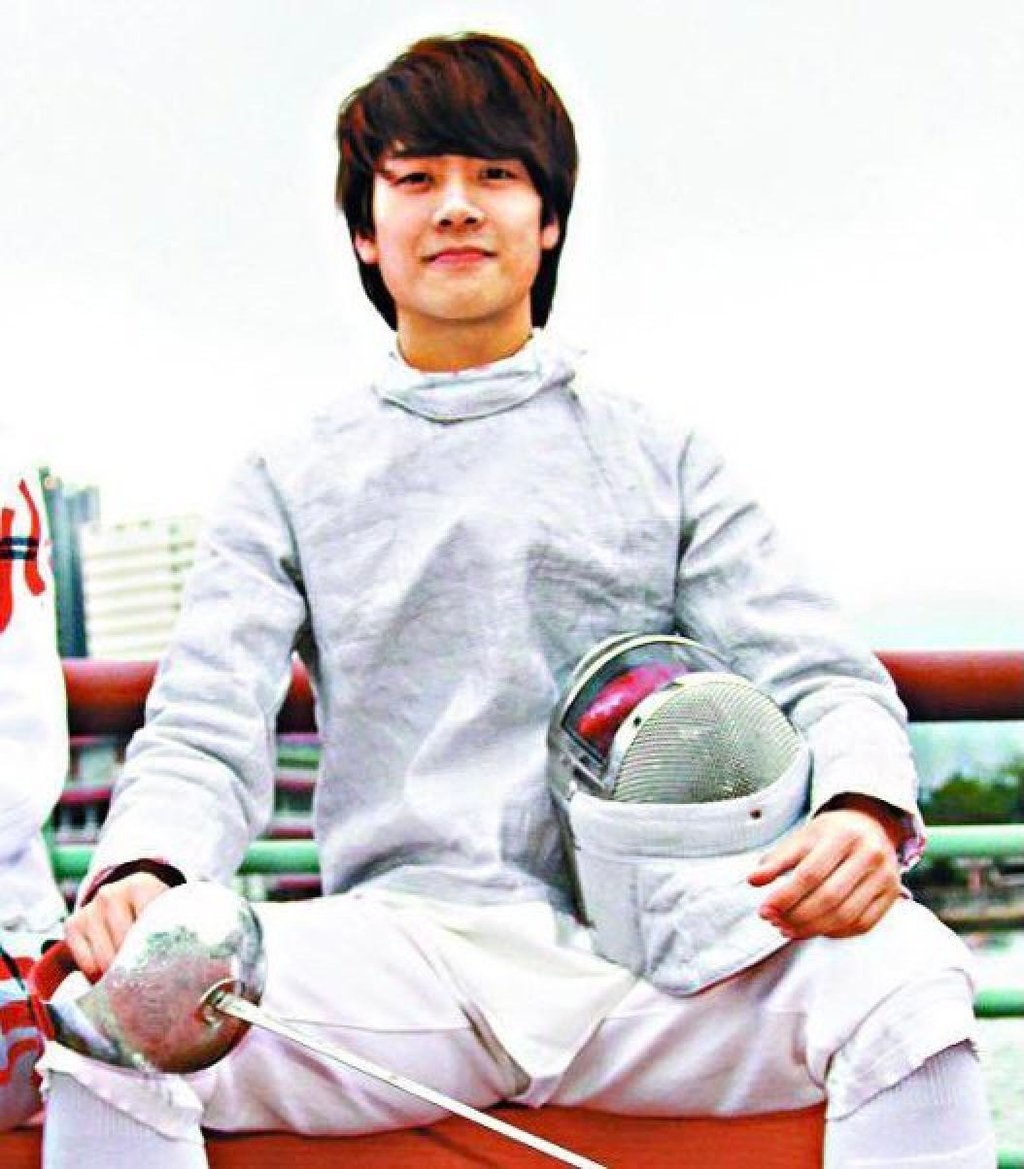 Jackson Wang was a former Asian junior and cadet champion in sabre. Photo: @Itsmeploy/Twitter Jackson Wang was a former Asian junior and cadet champion in sabre. Photo: @Itsmeploy/Twitter