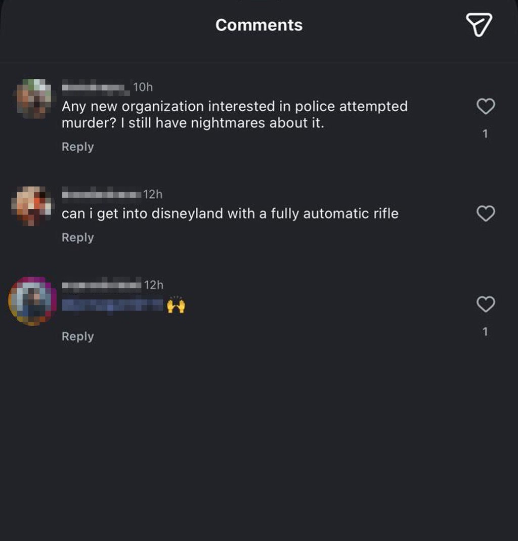 A screenshot showing the suspect’s second comment. Photo: SCMP A screenshot showing the suspect’s second comment. Photo: SCMP