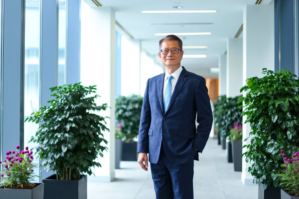 Financial Secretary Paul Chan Mo-po says the Northern Metropolis development will also create more favourable conditions for the renewal of older urban areas. Photo: Nora Tam