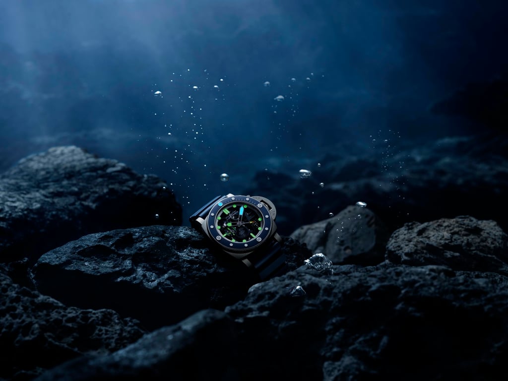 Panerai Submersible GMT PAM01495. Photo: Handout Panerai Submersible GMT PAM01495. Photo: Handout