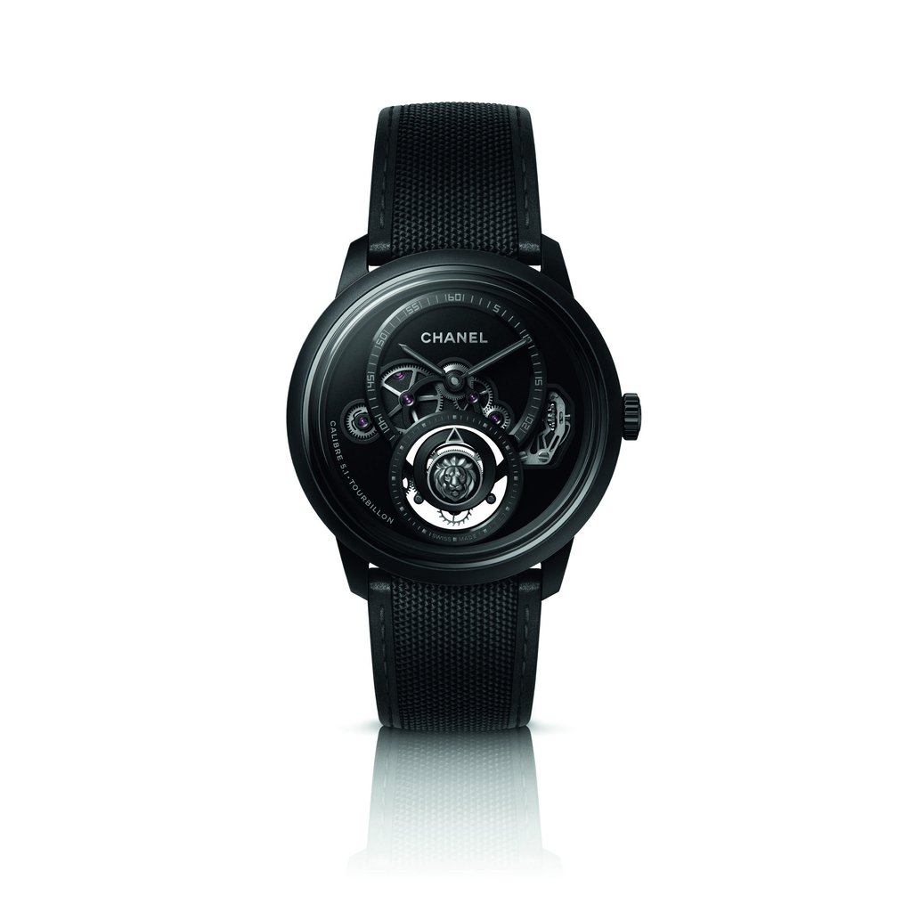Chanel Monsieur Lion Tourbillon Black Edition. Photo: Handout Chanel Monsieur Lion Tourbillon Black Edition. Photo: Handout