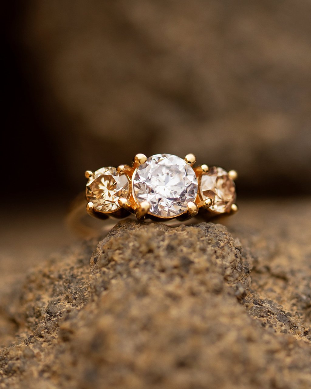 Desert diamonds are a new take on warm-hued natural gems. Photo: Handout Desert diamonds are a new take on warm-hued natural gems. Photo: Handout