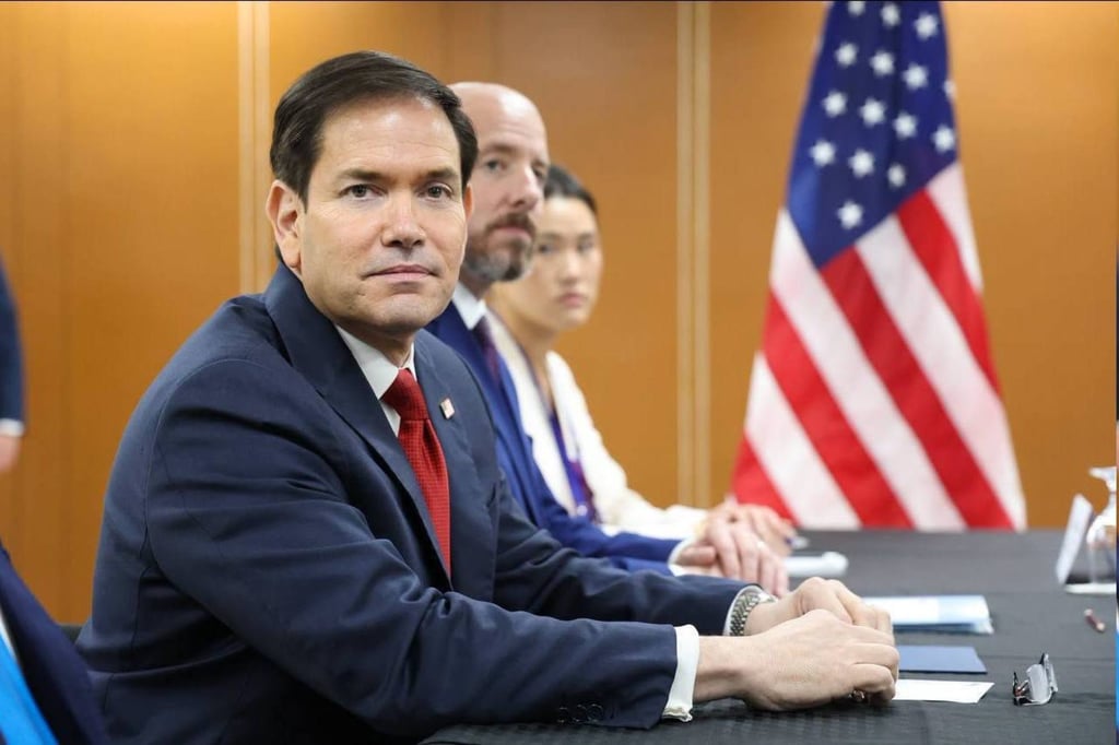 US Secretary of State Marco Rubio holds talks on the sidelines of the Asean Foreign Ministers’ Meetings in Manila on July 23. Photo: Russian Foreign Ministry’s Office/APA Images/Zuma Press Wire/dpa US Secretary of State Marco Rubio holds talks on the sidelines of the Asean Foreign Ministers’ Meetings in Manila on July 23. Photo: Russian Foreign Ministry’s Office/APA Images/Zuma Press Wire/dpa