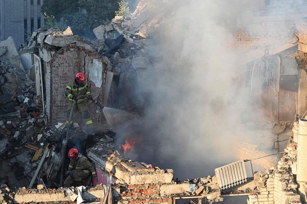 The EU last week added 14 Chinese firms to its latest round of sanctions, accusing them of providing support for Russia’s war against Ukraine. Photo: AFP The EU last week added 14 Chinese firms to its latest round of sanctions, accusing them of providing support for Russia’s war against Ukraine. Photo: AFP