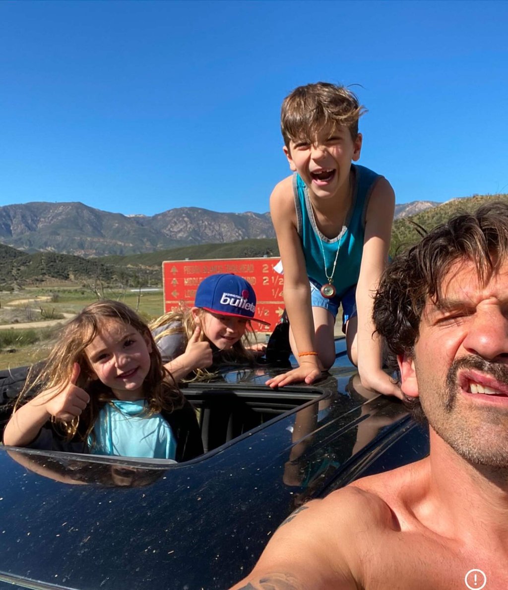 Jon Bernthal and Erin Angle have three children. Photo: @jonnybernthal/Instagram