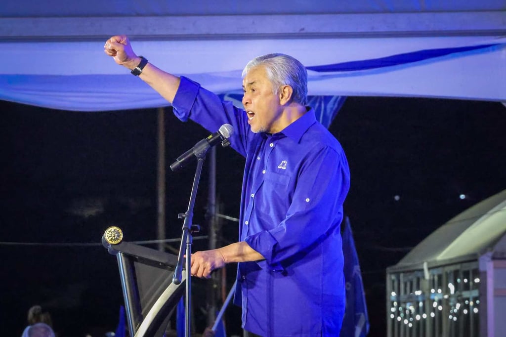 BN chairman Ahmad Zahid Hamidi. Photo: Facebook/barisanasional BN chairman Ahmad Zahid Hamidi. Photo: Facebook/barisanasional