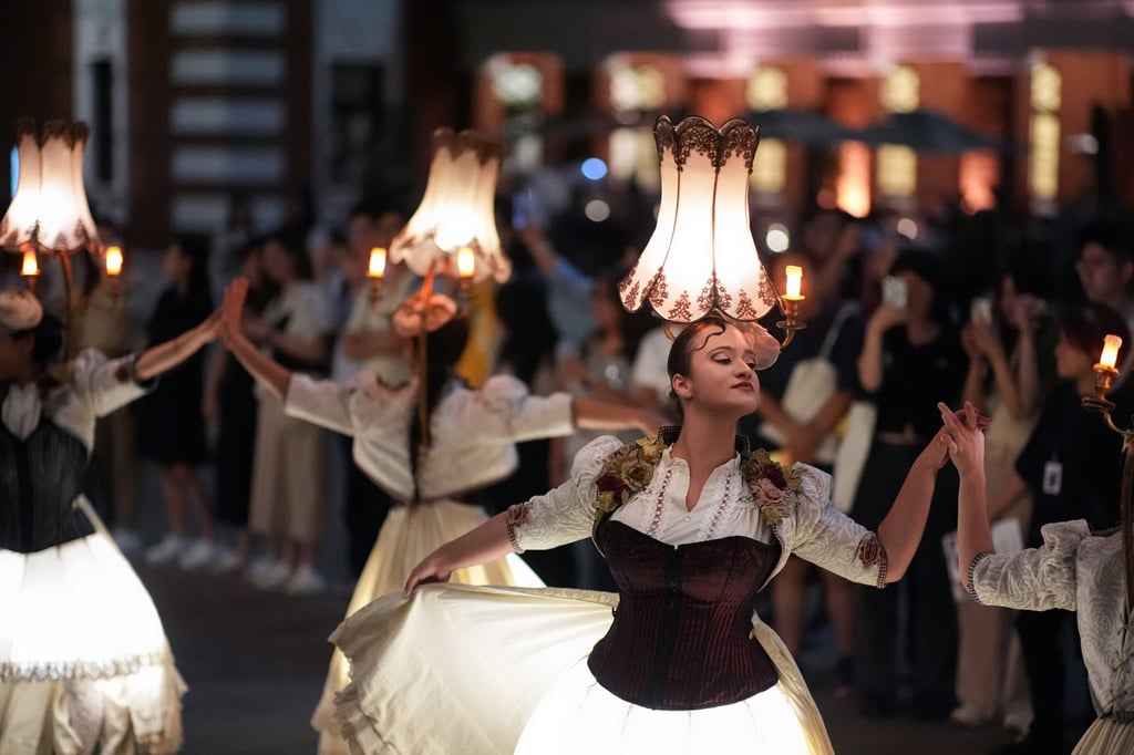 French street theatre company Compagnie Remue Ménage perform at Tai Kwun, Hong Kong, as part of the French May Arts Festival in 2025. Photo: Eugene Lee French street theatre company Compagnie Remue Ménage perform at Tai Kwun, Hong Kong, as part of the French May Arts Festival in 2025. Photo: Eugene Lee