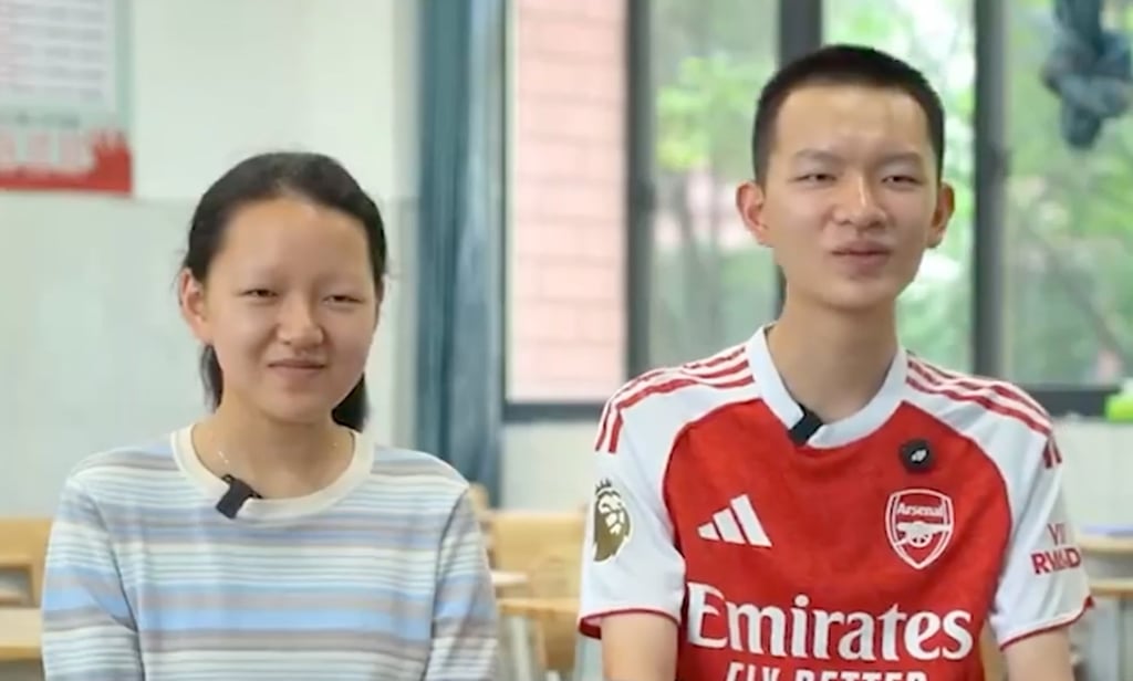 Haotian has secured a spot at the University of Science and Technology, while sister Haolin has been accepted into the prestigious Guanghua School of Management at Peking University. Photo: The Paper