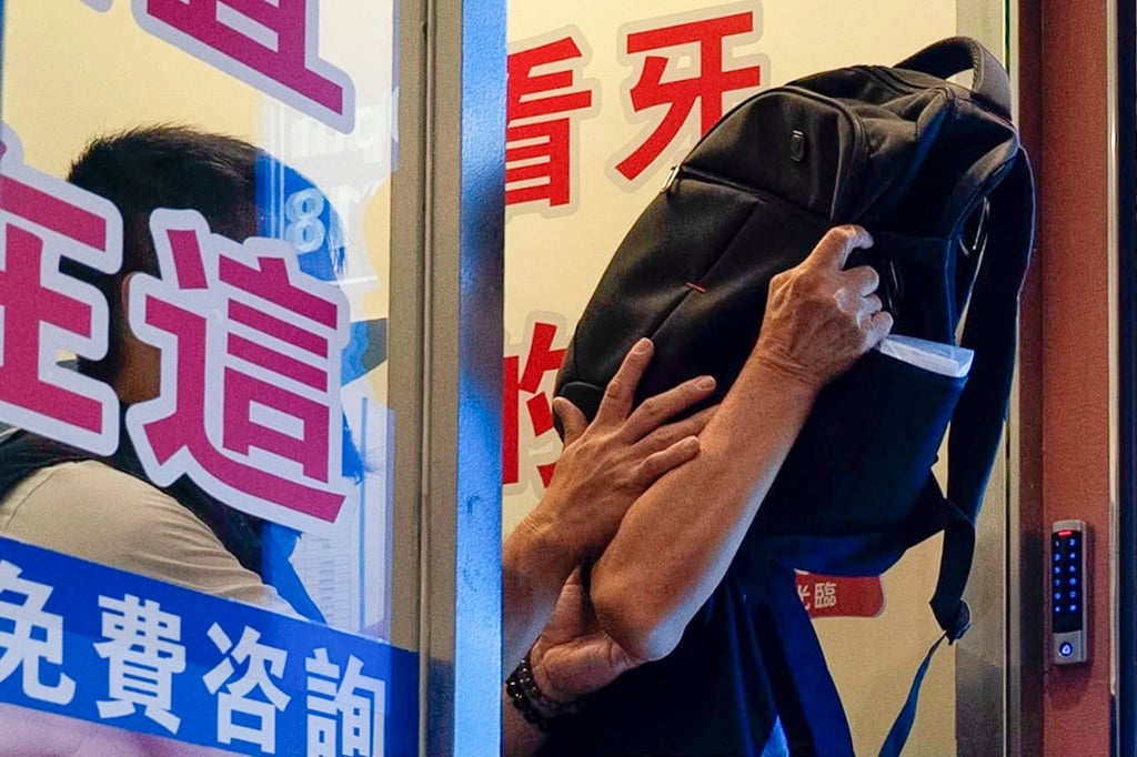 A 72-year-old Hongkonger was arrested for allegedly practising dentistry illegally at a North Point shop used by a mainland dental clinic to promote its business. Photo: Handout