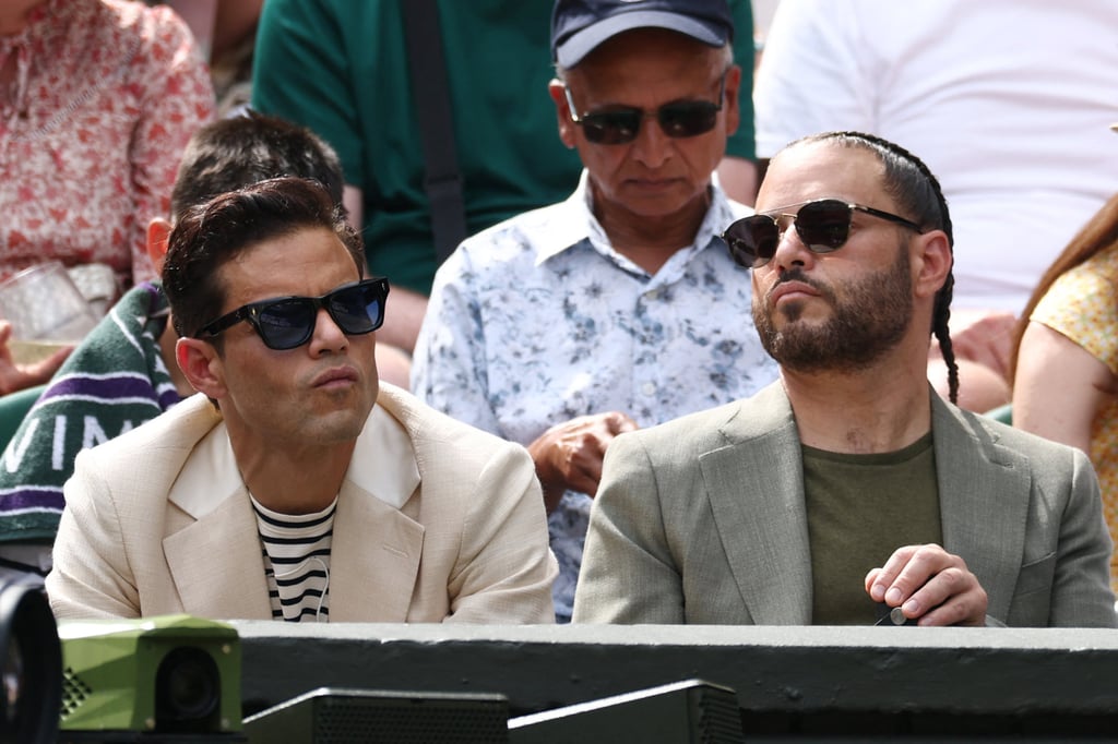 Rami Malek and his brother Sami Malek at Wimbledon in July 2026. Photo: Reuters Rami Malek and his brother Sami Malek at Wimbledon in July 2026. Photo: Reuters