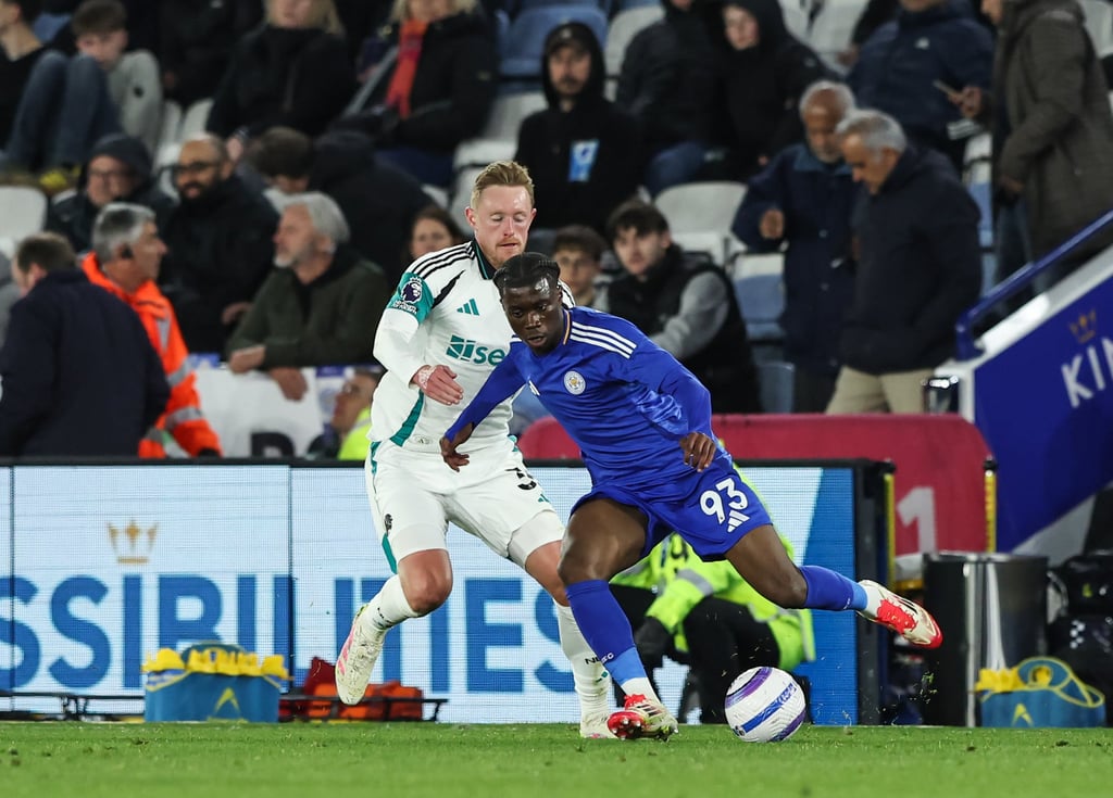 Jeremy Monga (right) was the third youngest Premier League debutant when he came on as a substitute for Leicester City against Newcastle United aged 15. Photo: Getty Images Jeremy Monga (right) was the third youngest Premier League debutant when he came on as a substitute for Leicester City against Newcastle United aged 15. Photo: Getty Images