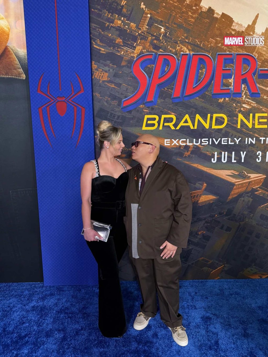 Veronica Leahov and Jacob Batalon at a premiere of Spider-Man: Brand New Day in July. Photo: @veroleahov/Instagram Veronica Leahov and Jacob Batalon at a premiere of Spider-Man: Brand New Day in July. Photo: @veroleahov/Instagram