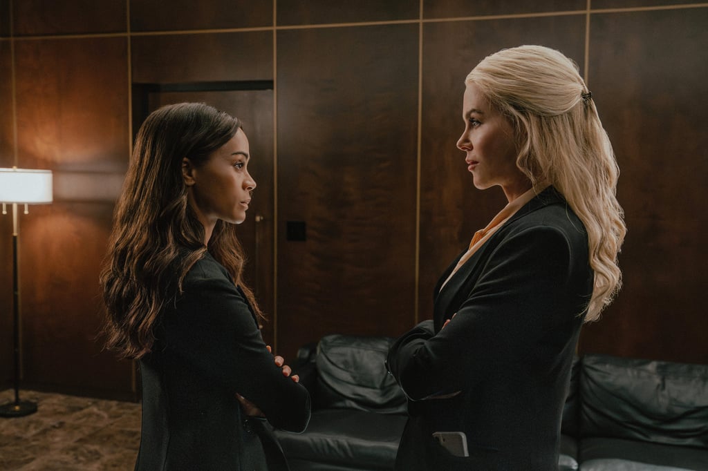 Zoe Saldaña, left, and Nicole Kidman in Season 3 of Lioness. Photo: TNS Zoe Saldaña, left, and Nicole Kidman in Season 3 of Lioness. Photo: TNS