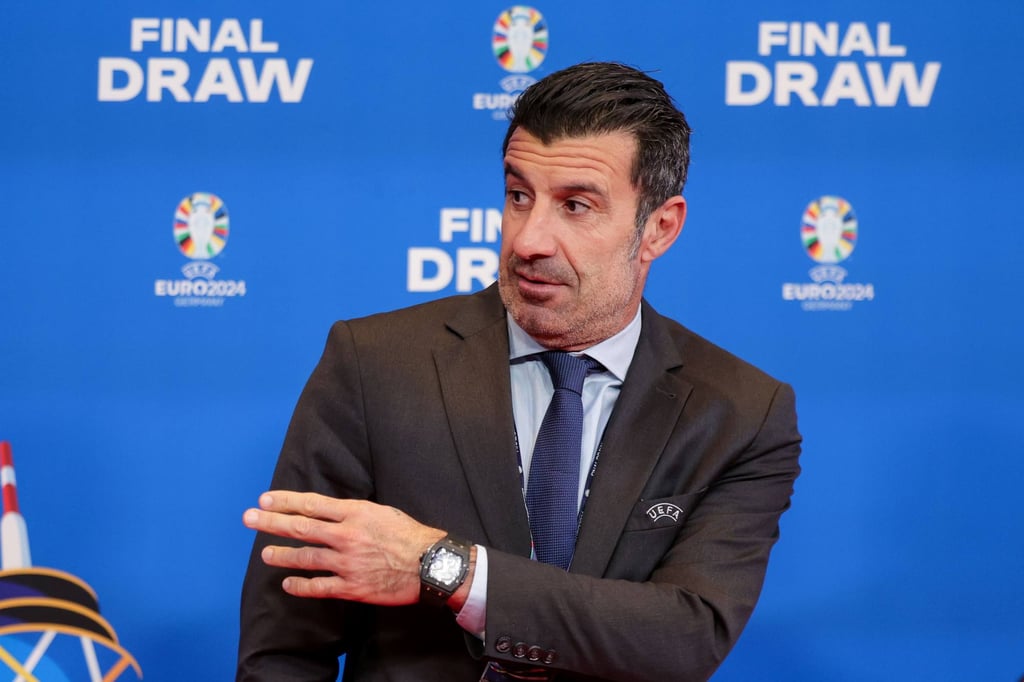Ex-Real Madrid star Luis Figo called for Gianni Infantino’s immediate resignation this week. Photo: dpa Ex-Real Madrid star Luis Figo called for Gianni Infantino’s immediate resignation this week. Photo: dpa