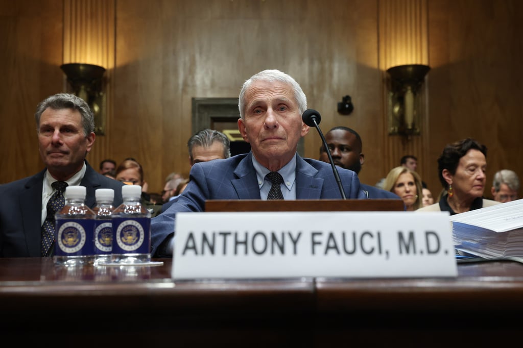 Former NIH director Anthony Fauci testifies on July 29 in Washington, DC. Fauci also faces state-level scrutiny, with Louisiana, Florida, and Alabama investigating his pandemic conduct. Photo: TNS