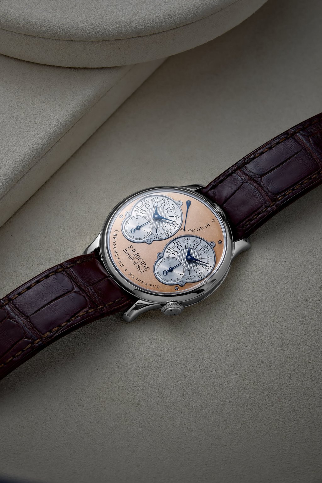 Phillips is offering a rare, pristine pre-production F.P. Journe dating from a year before the model’s 2000 launch, in its November auction. Photo: Handout