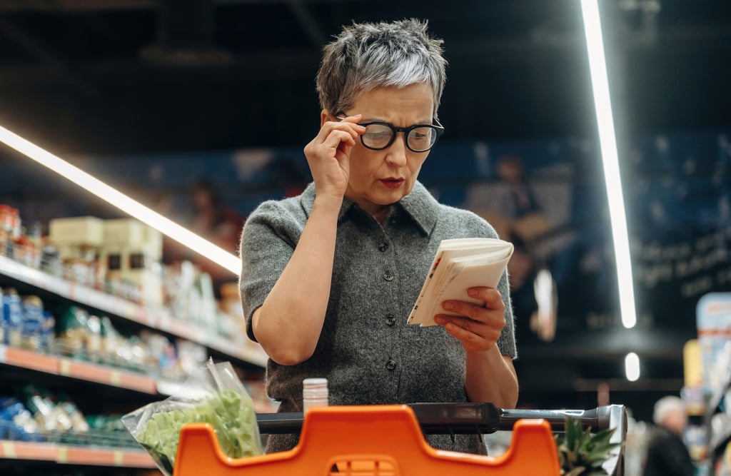 Simple everyday memory slips, like repeated grocery list items, are often the first sign of cognitive decline. Photo: Shutterstock Simple everyday memory slips, like repeated grocery list items, are often the first sign of cognitive decline. Photo: Shutterstock