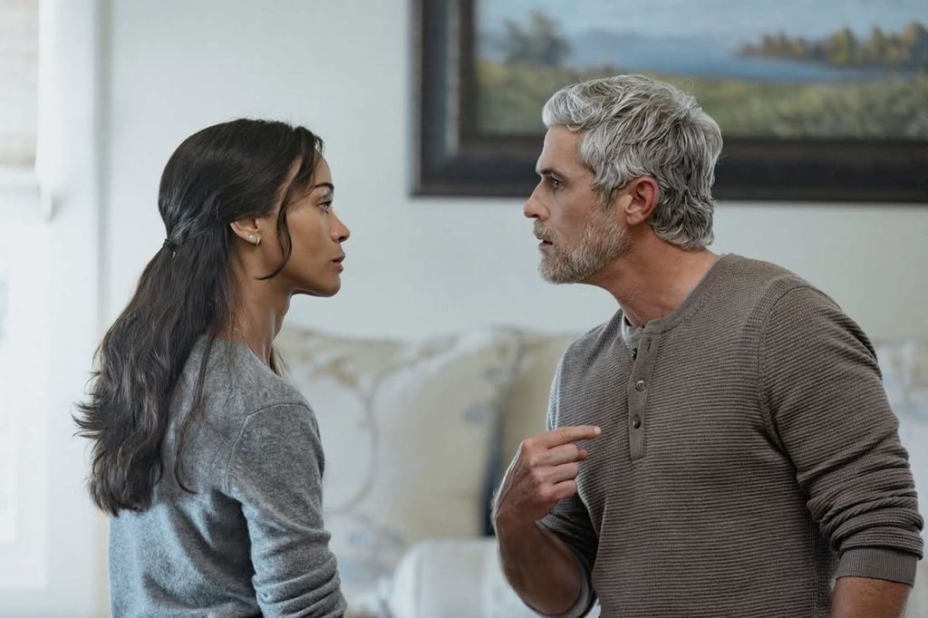 Zoe Saldaña and Dave Annable in Lioness. Photo: @dave_annable/Instagram Zoe Saldaña and Dave Annable in Lioness. Photo: @dave_annable/Instagram