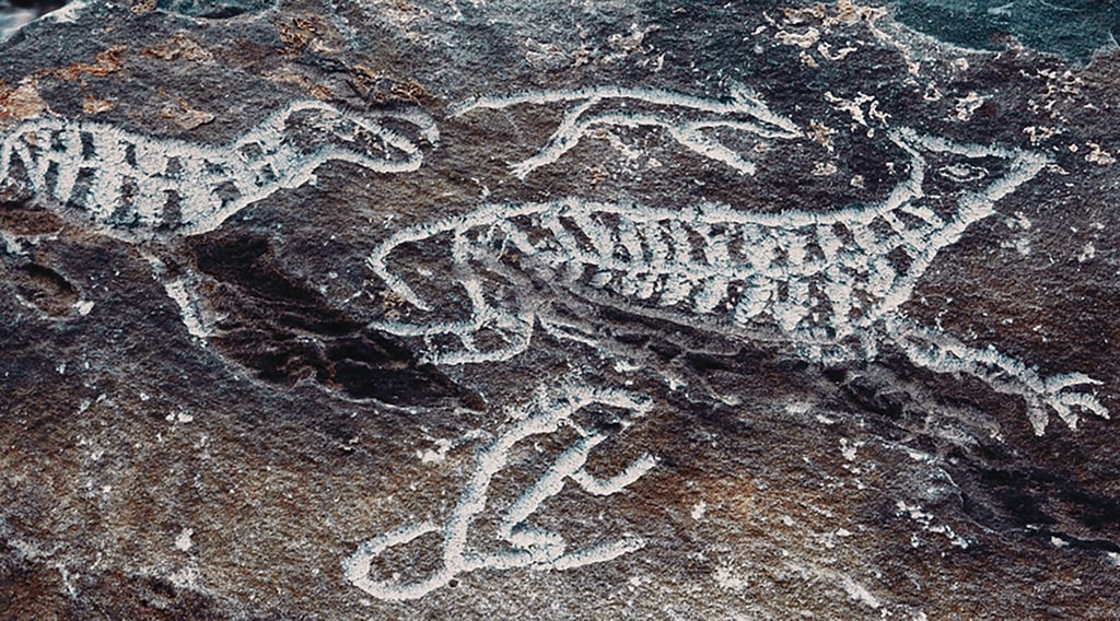 In Inner Mongolia and Ningxia, most rock art is found in the form of petroglyphs — intricate carvings etched into stone — though rare examples of painted works using lime and white pigments have also been documented. Photo: Bradshaw Foundation In Inner Mongolia and Ningxia, most rock art is found in the form of petroglyphs — intricate carvings etched into stone — though rare examples of painted works using lime and white pigments have also been documented. Photo: Bradshaw Foundation