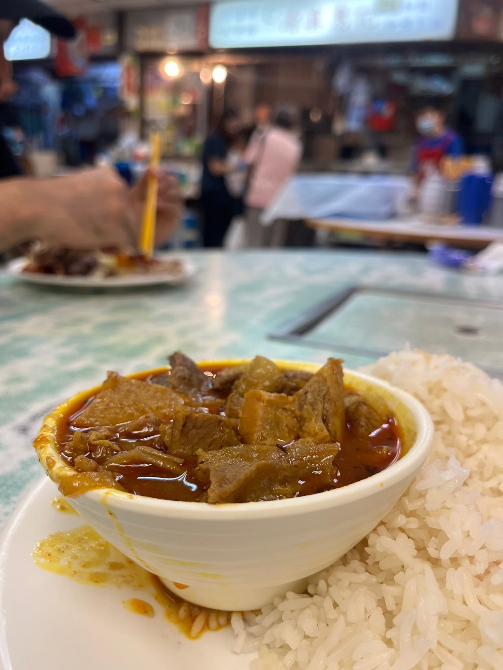 Beef curry from Wai Kee at the Bowrington Road Cooked Food Centre in Wan Chai. Photo: Kylie Knott