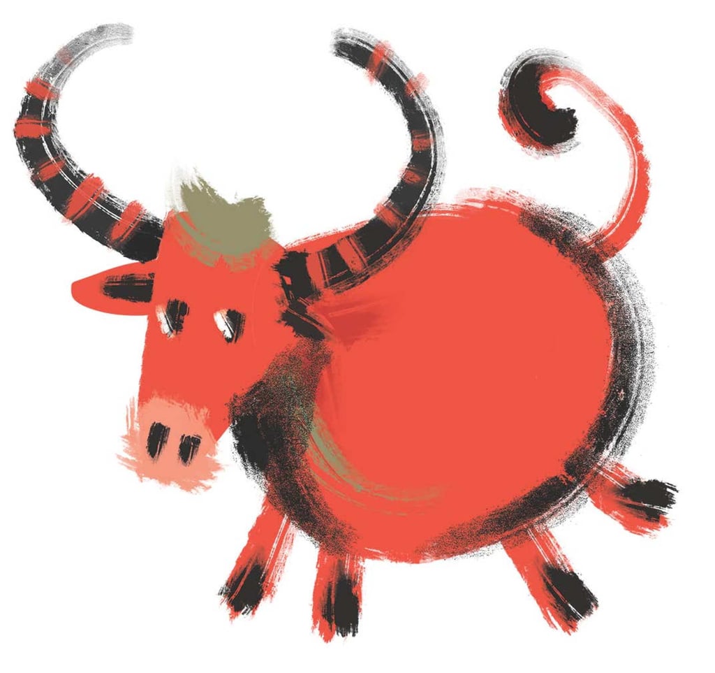 Oxen should beware of overspending this month. Illustration: Victor Sanjinez Oxen should beware of overspending this month. Illustration: Victor Sanjinez