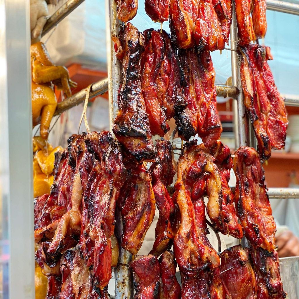 Roast meats hang at Sun Kwai Heung in Chai Wan. Photo: Instagram/eatourdiary