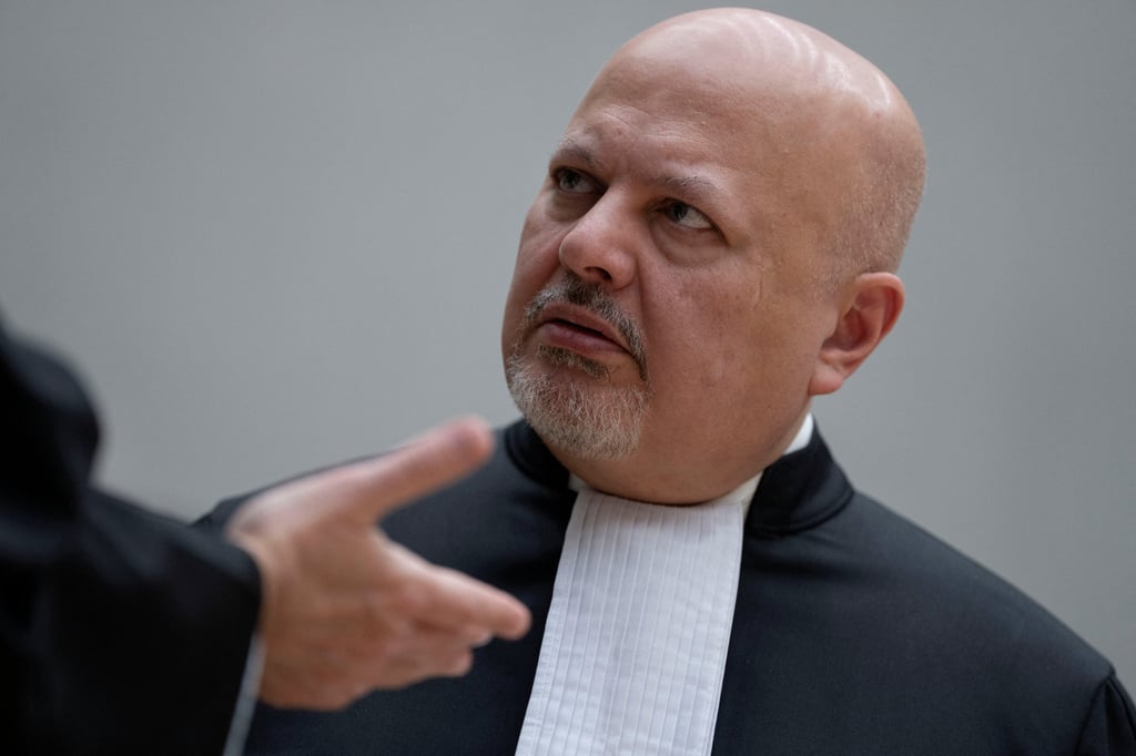 The ICC’s former chief prosecutor Karim Khan. Photo: Pool via Reuters The ICC’s former chief prosecutor Karim Khan. Photo: Pool via Reuters